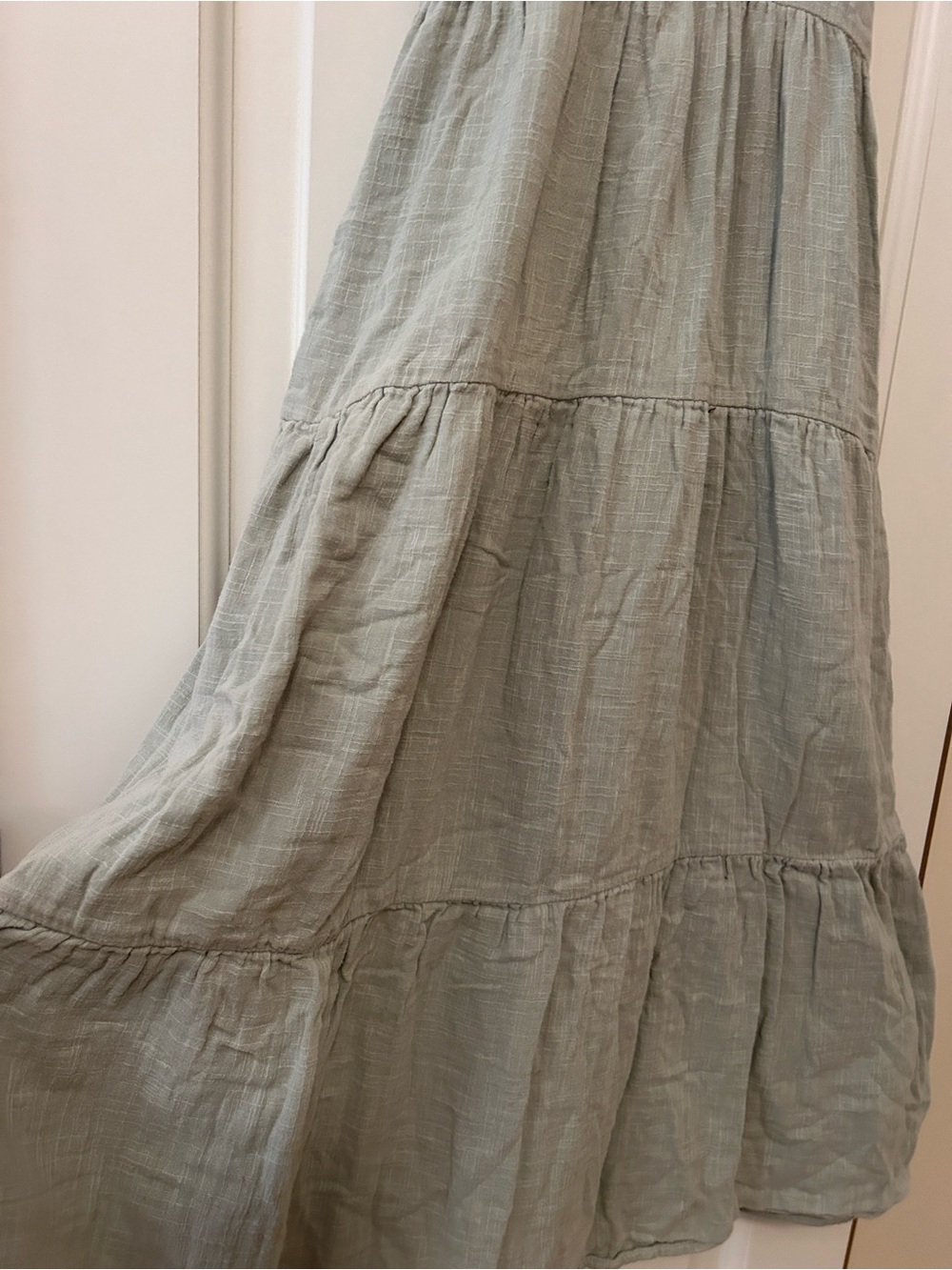 Able Lightweight Sage Green Tyler Strappy Maxi Dress - Picture 6 of 10